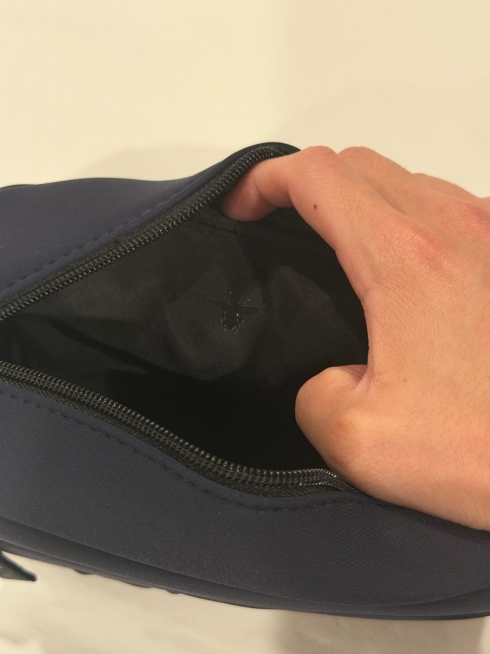 DIOR Embossed Logo Toiletry Pouch - Picture 4 of 5